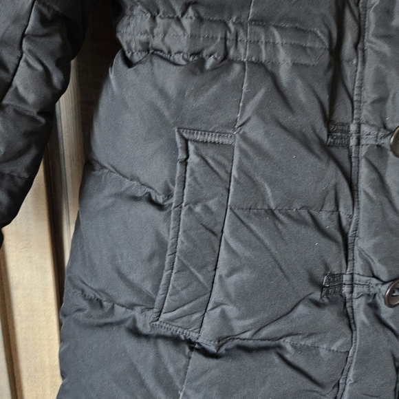 LOFT Long Puffer Coat Cinched Waste | Size Petite S - Picture 3 of 8